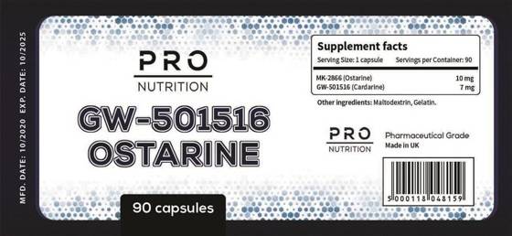 Pro Nutrition GW501516 Ostarine 90 caps